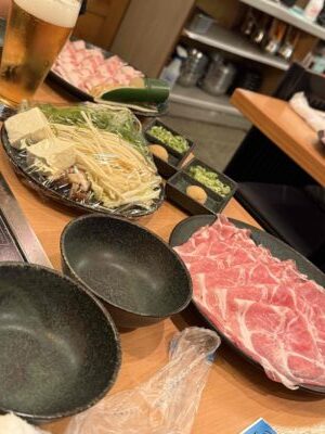 the しゃぶしゃぶ