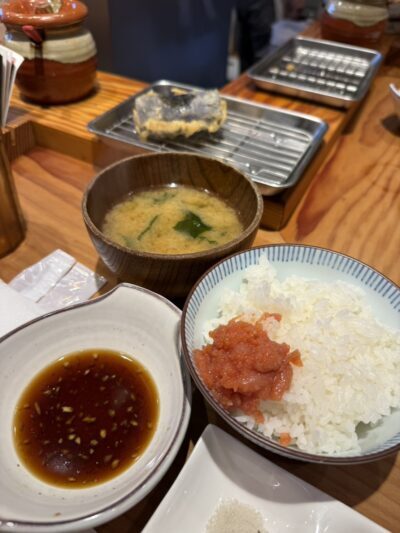 天ぷら屋さん。