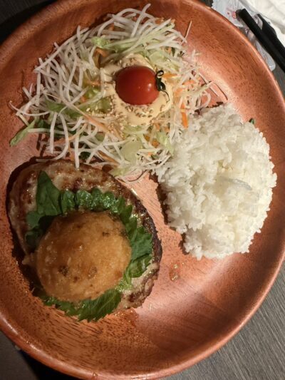 びっくりドンキーの ハンバーグ