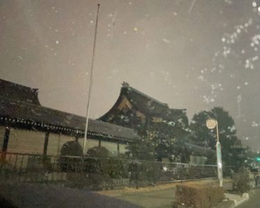 京都で出張マッサージなら｜出張リラクゼーション一休【京都店】〜雪降ってきましたよ‼️